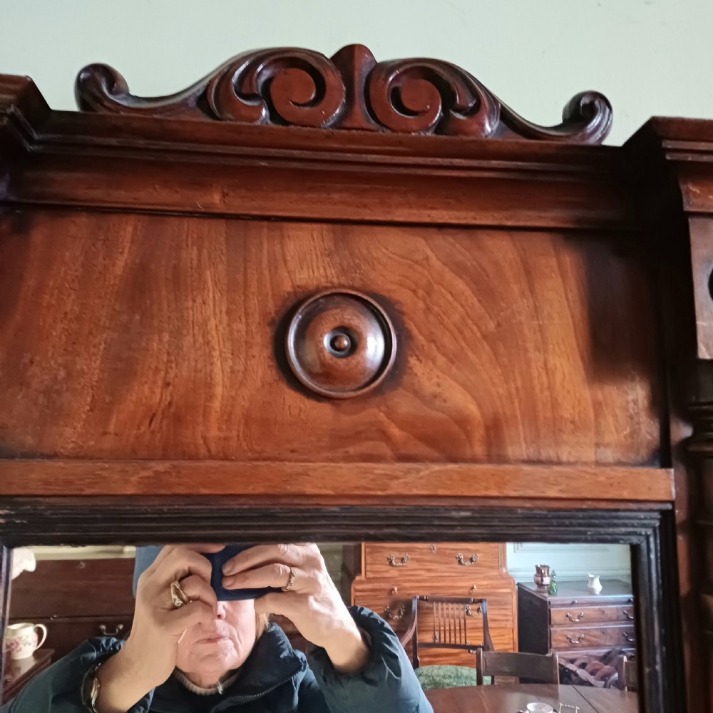 Regency mahogany pier mirror super quality  View II
