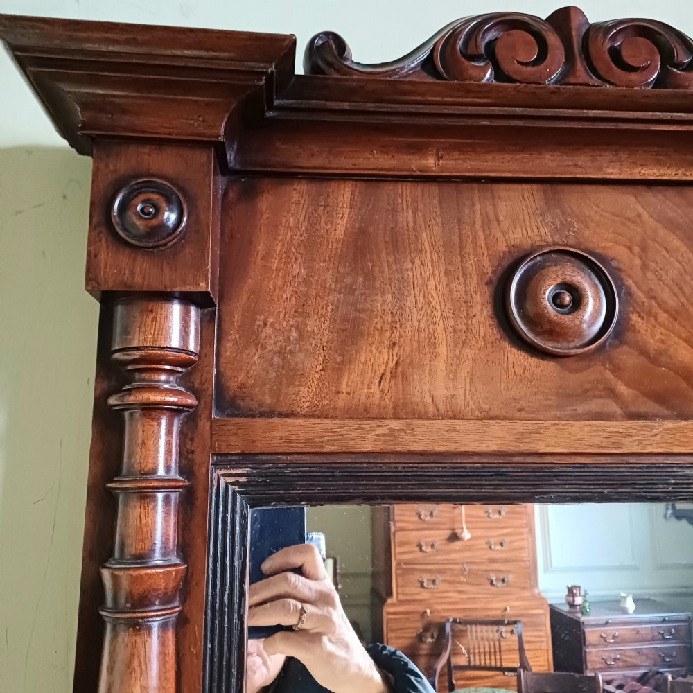 Regency mahogany pier mirror super quality  View III
