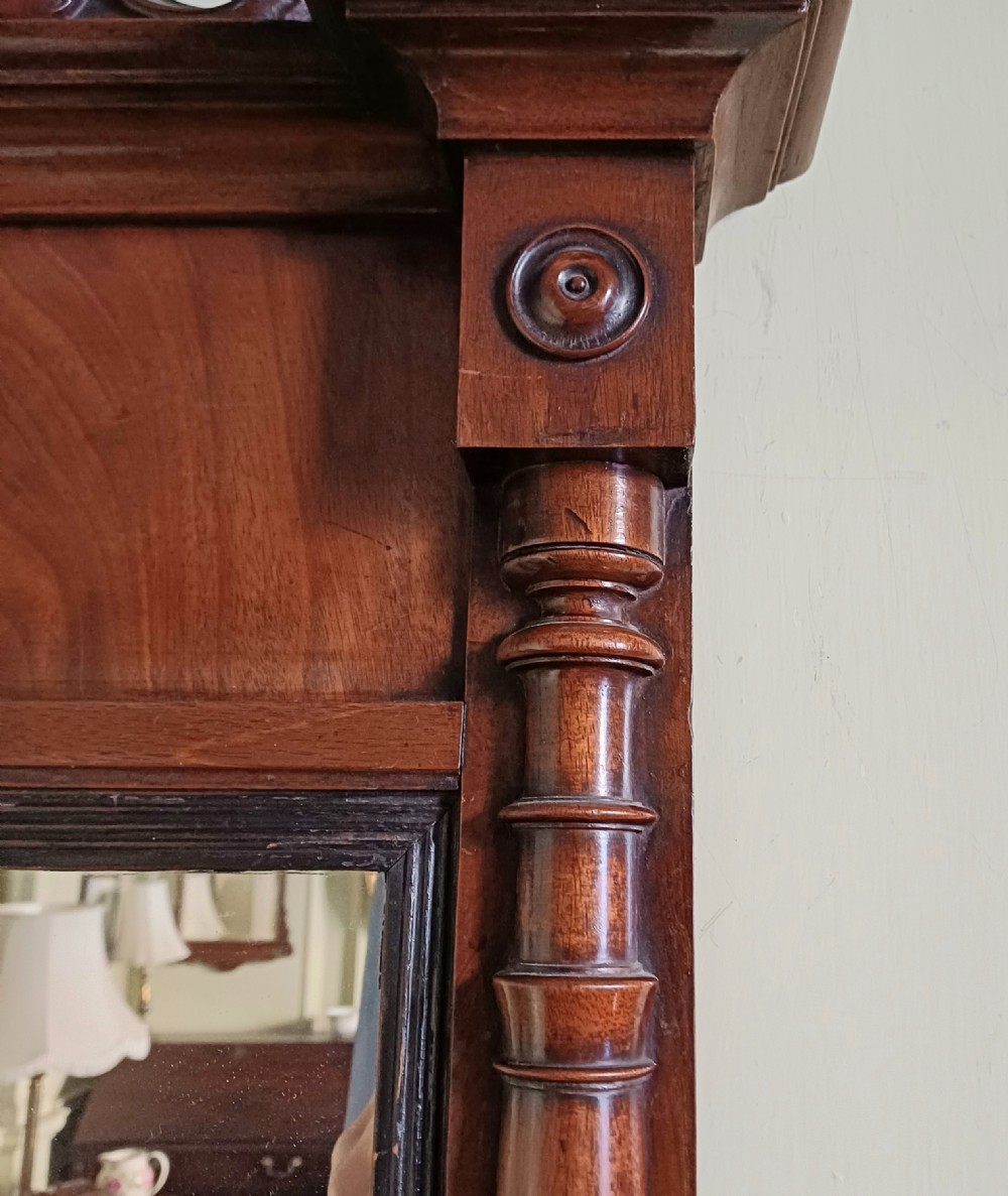 Regency mahogany pier mirror super quality  View IV