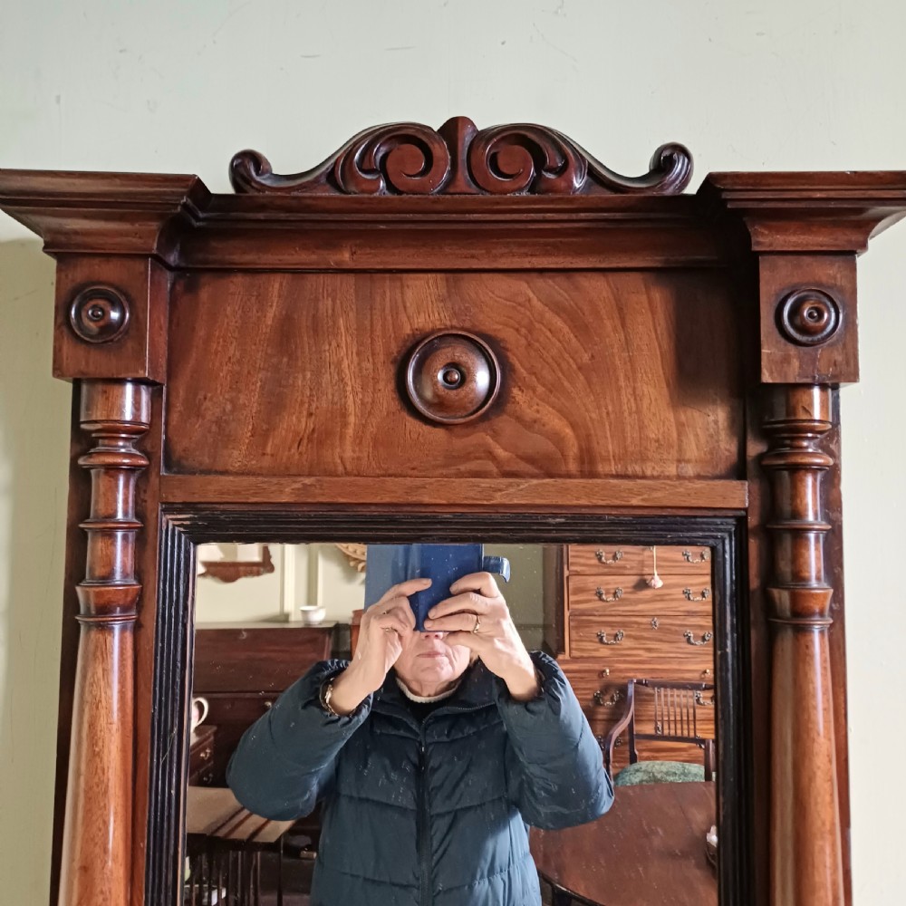 Regency mahogany pier mirror super quality  View V