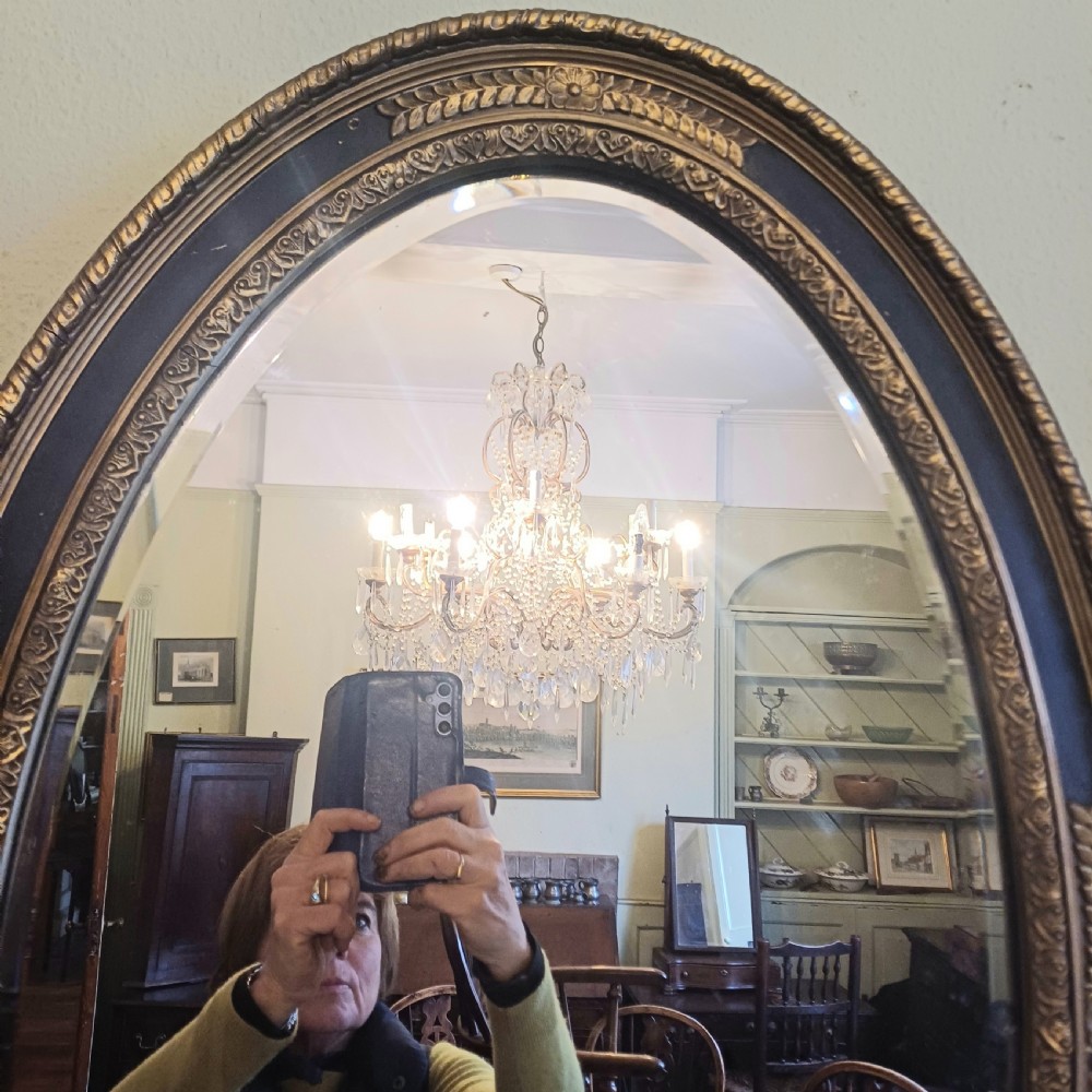 Oval gilt mirror Edwardian  View IV