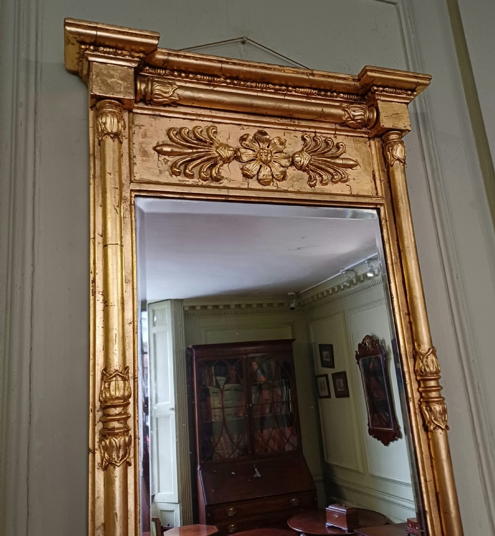Regency giltwood pier wall mirror  View III