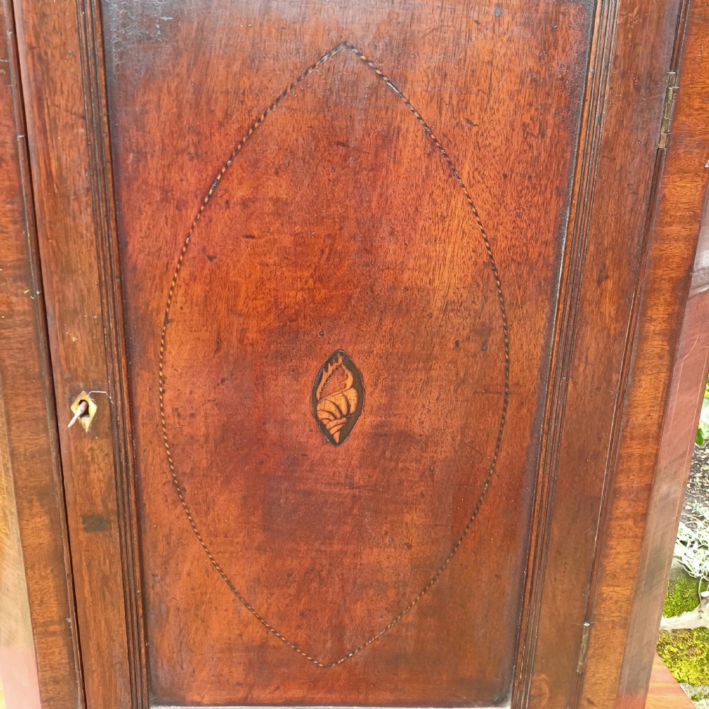 Georgian mahogany corner cupboard  View V