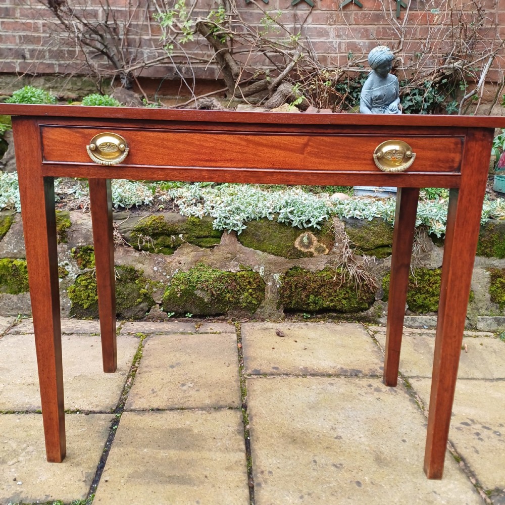 Georgian mahogany side table View II