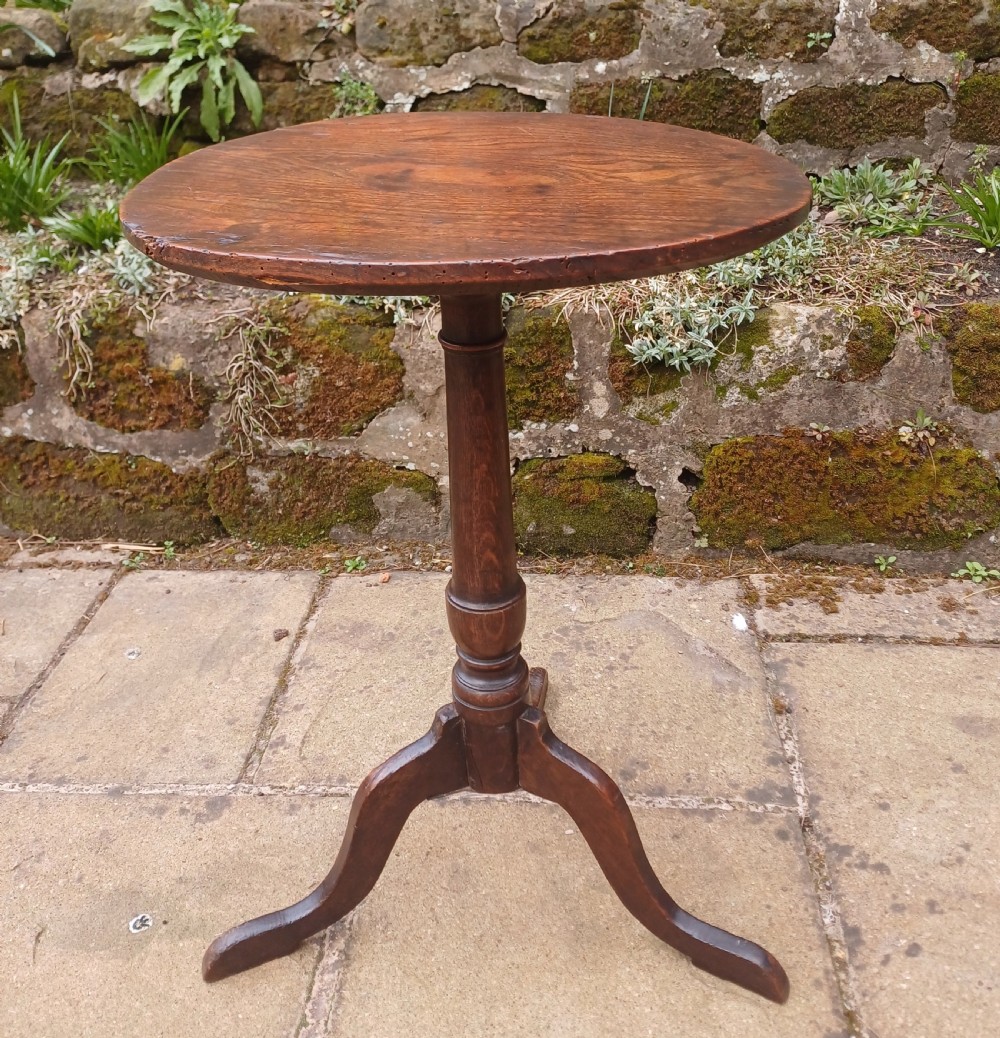 Small oak rustic wine table Georgian 