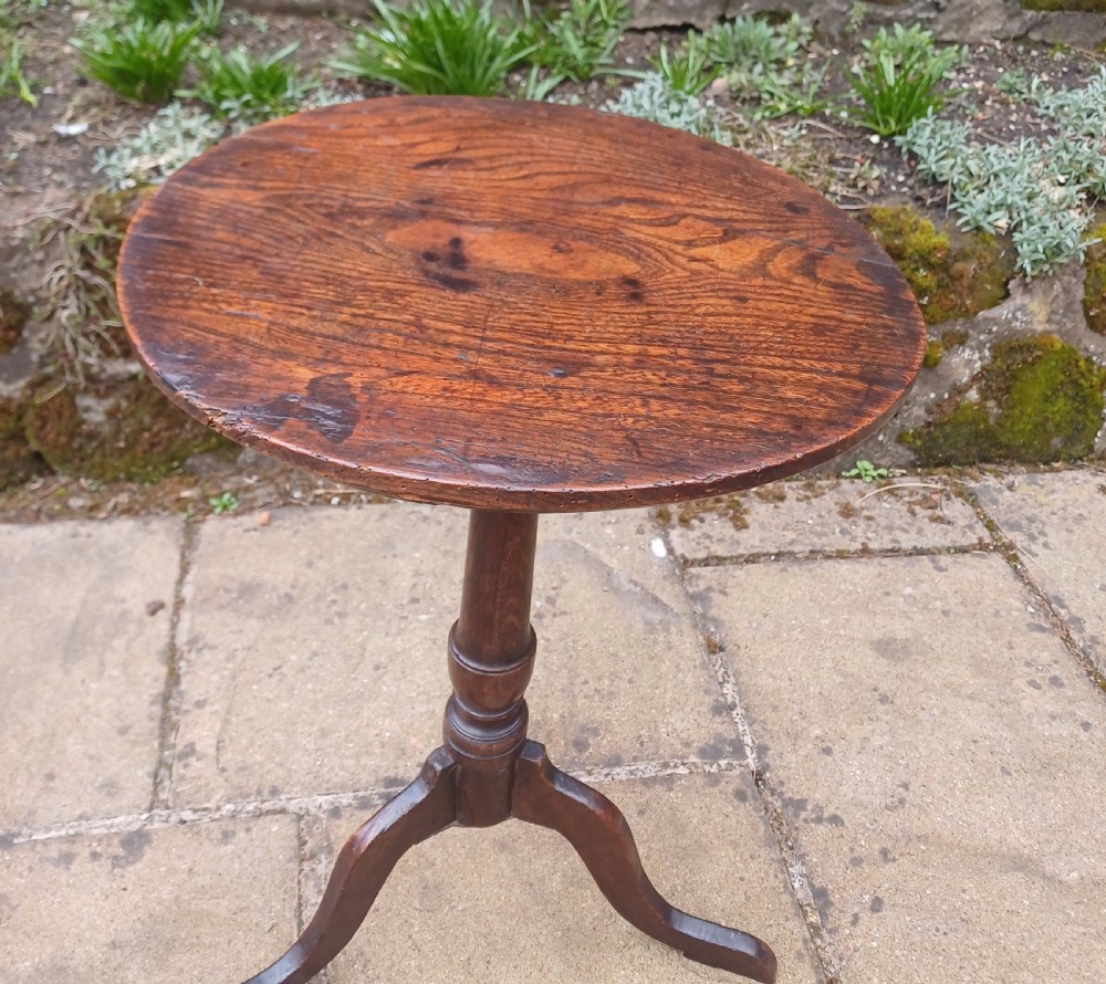 Small oak rustic wine table Georgian  View IV