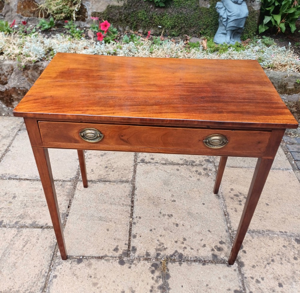 Small Georgian mahogany side table  View II
