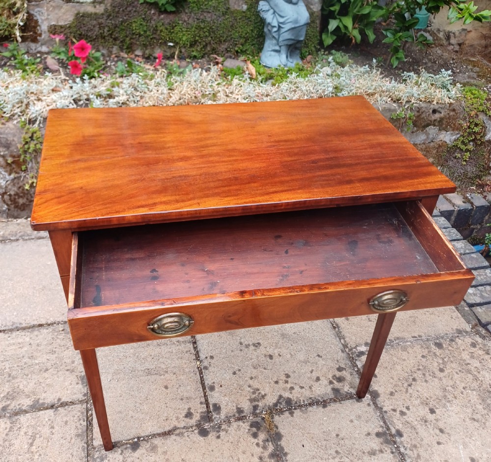 Small Georgian mahogany side table  View III