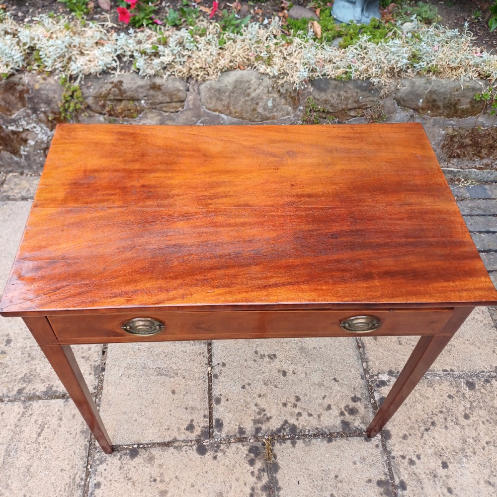 Small Georgian mahogany side table  View V