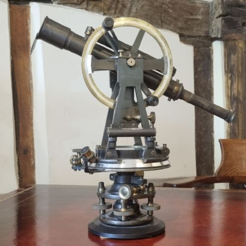 AN IMPORTANT VERNIER THEODOLITE BY ELLIOTT BROS OF LONDON SIGNED 'J F BATEMAN'