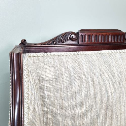 A FINE PAIR OF EDWARDIAN ARMCHAIRS - ADDITIONAL PHOTO 12