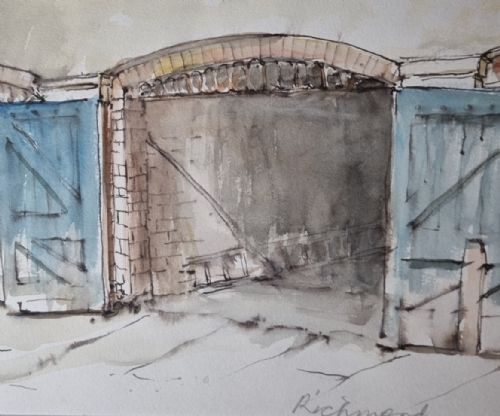 RICHMOND UPON THAMES 3 X CHARMING WATERCOLOURS BY ROLAND BATCHELOR RWS - ADDITIONAL PHOTO 6