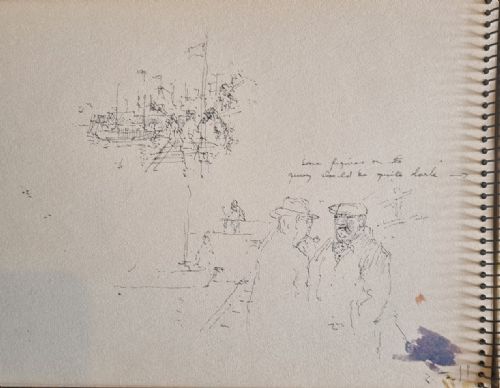 ROLAND BATCHELOR RWS 1889 1990 A SKETCHBOOK OF WATERCOLOURS AND PEN AND INK DRAWINGS - ADDITIONAL PHOTO 5