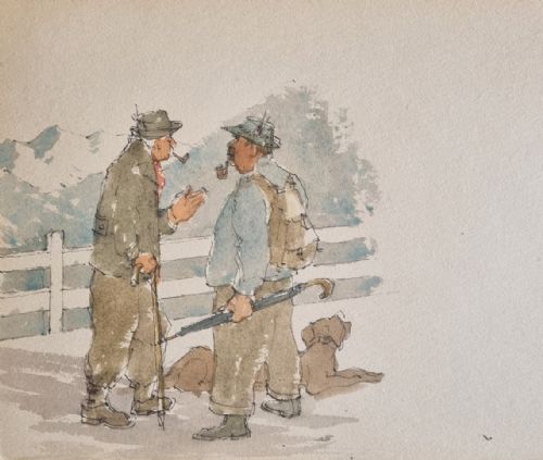 ROLAND BATCHELOR RWS 1889 1990 A SKETCHBOOK OF WATERCOLOURS AND PEN AND INK DRAWINGS - ADDITIONAL PHOTO 7