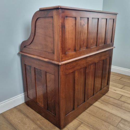 AN ANTIQUE WALNUT DESK BY THE BOSTON CHAIR COMPANY OF MASSACHUSETTS CIRCA 1885 - ADDITIONAL PHOTO 12