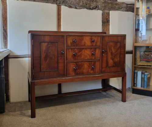 A 1930S MAHOGANY AND EBONY SIDEBOARD BY HEALS OF LONDON - ADDITIONAL PHOTO 1