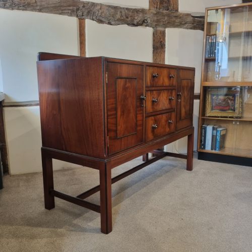 A 1930S MAHOGANY AND EBONY SIDEBOARD BY HEALS OF LONDON - ADDITIONAL PHOTO 3