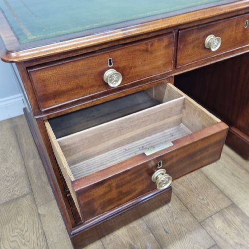 ANTIQUE MAHOGANY PARTNERS DESK GEORGE III CIRCA 1800 - ADDITIONAL PHOTO 6