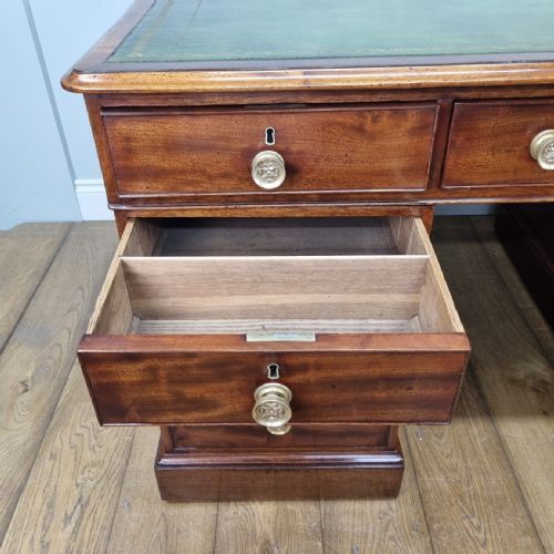 ANTIQUE MAHOGANY PARTNERS DESK GEORGE III CIRCA 1800 - ADDITIONAL PHOTO 7