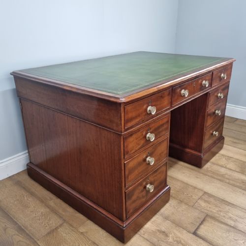 ANTIQUE MAHOGANY PARTNERS DESK GEORGE III CIRCA 1800 - ADDITIONAL PHOTO 8