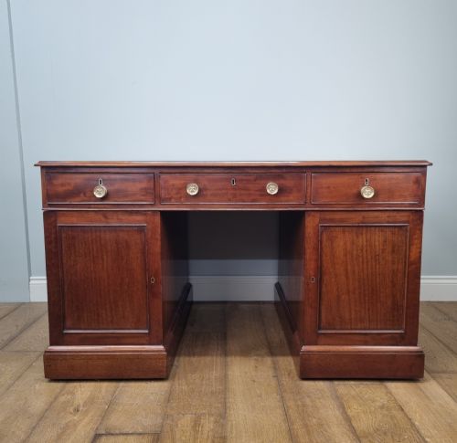 ANTIQUE MAHOGANY PARTNERS DESK GEORGE III CIRCA 1800 - ADDITIONAL PHOTO 11