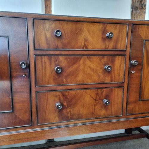A 1930S MAHOGANY AND EBONY SIDEBOARD BY HEALS OF LONDON - ADDITIONAL PHOTO 12