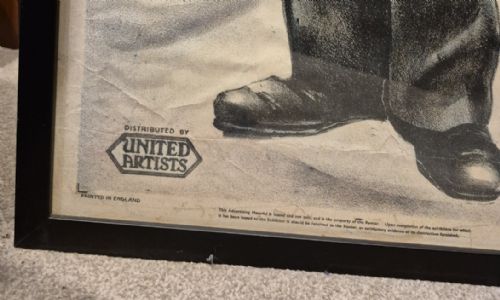 ORIGINAL FILM POSTER OF CHARLIE CHAPLIN'S ' THE GOLD RUSH' - ADDITIONAL PHOTO 4