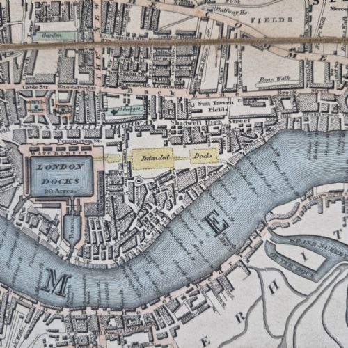 WILLIAM DARTON'S 1817 MAP OF REGENCY LONDON - ADDITIONAL PHOTO 2