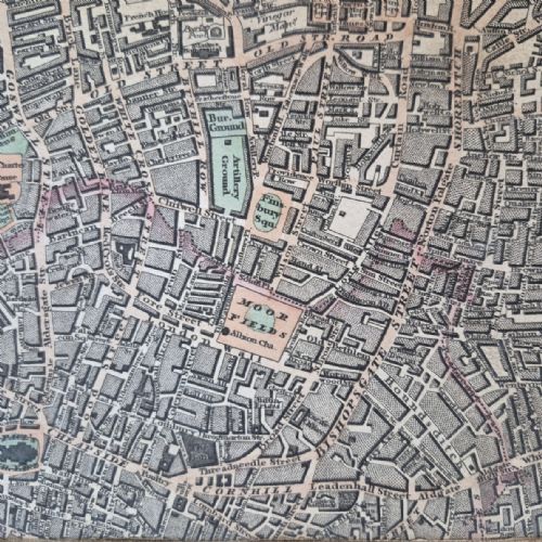 WILLIAM DARTON'S 1817 MAP OF REGENCY LONDON - ADDITIONAL PHOTO 4