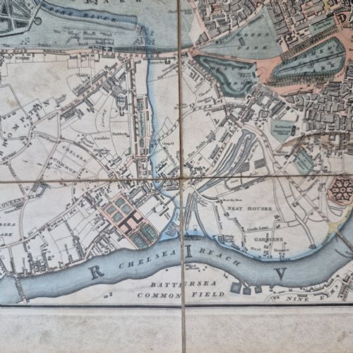 WILLIAM DARTON'S 1817 MAP OF REGENCY LONDON - ADDITIONAL PHOTO 6