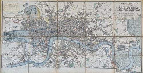 WILLIAM DARTON'S 1817 MAP OF REGENCY LONDON - ADDITIONAL PHOTO 7