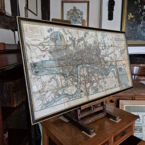 WILLIAM DARTON'S 1817 MAP OF REGENCY LONDON - ADDITIONAL PHOTO 8