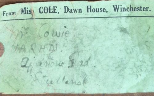 PAIR OF ANTIQUE BOUND PINE CHESTS BELONGED TO JESSIE DEGAN COLE OF DAWN HOUSE SLEEPERS HILL IN WINCHESTER - ADDITIONAL PHOTO 4