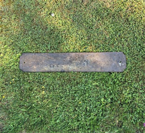 TENNIS WALK AN ORIGINAL 1920S STREET SIGN - ADDITIONAL PHOTO 2