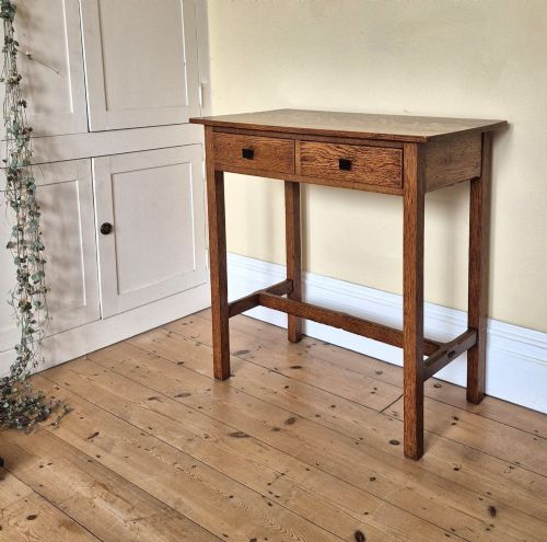 An Oak Side Table, Attributed to Hubert Simpson of Kendal (Circa 1930)