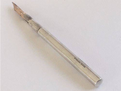 A Stylish Samson Morden Silver Nib Pen