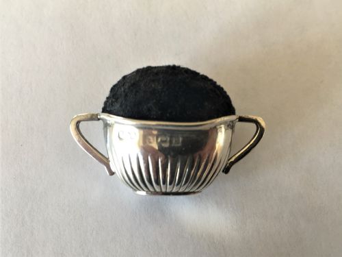 A  Novelty Edwardian Silver Pin Cushion