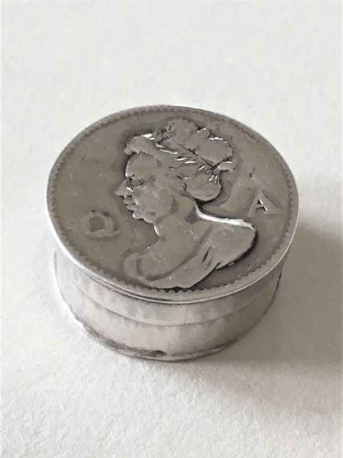 An Extremely Rare Queen Anne Silver Patch Box