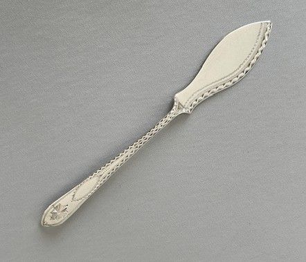 A Superb Irish Silver Victorian Butter Knife