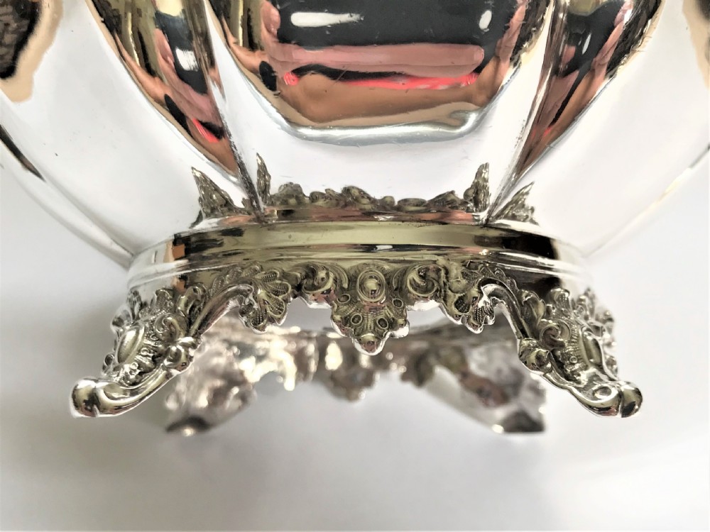 A fabulous William IV silver gilt cream jug View VIII