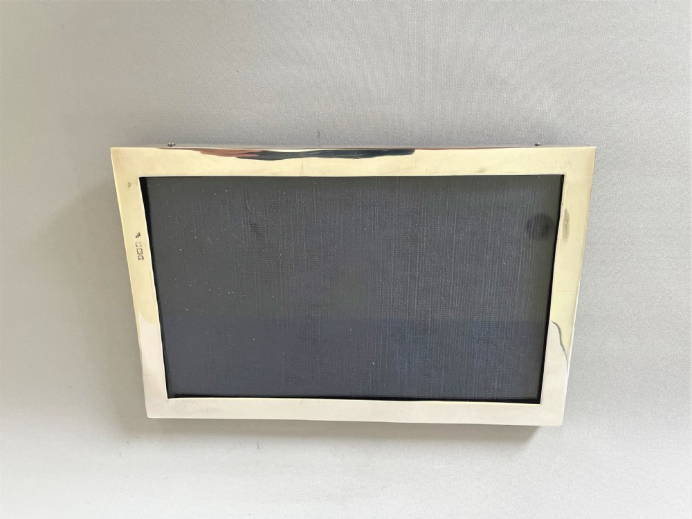 An Edwardian silver landscape format photo frame View V