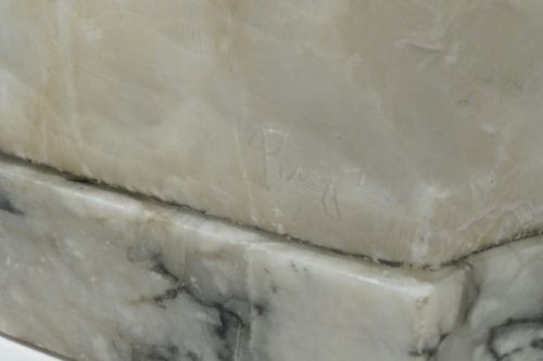 ITALIAN ALABASTER SCULPTURE OF A YOUNG BOY BY PUGI - ADDITIONAL PHOTO 4