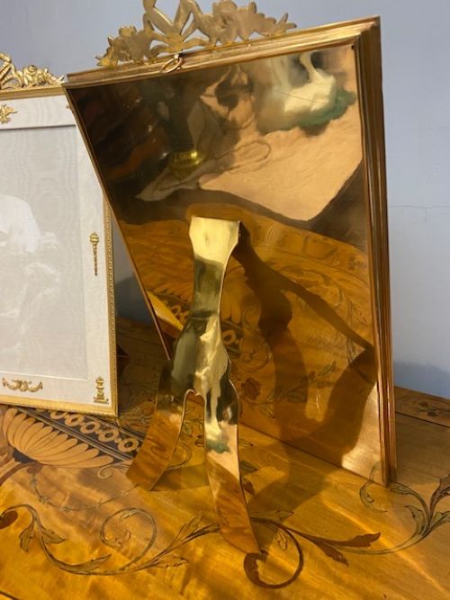 Pair Of Antique Gilt Bronze Photo / Picture Frames, Late 19th Century ...