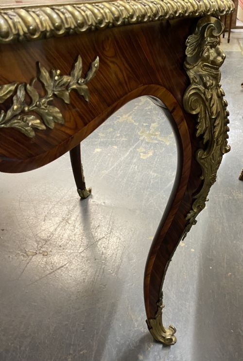 ANTIQUE WALNUT ORMOLU AND SEVRES PORCELAIN CENTRE TABLE FRENCH 1880 - ADDITIONAL PHOTO 16
