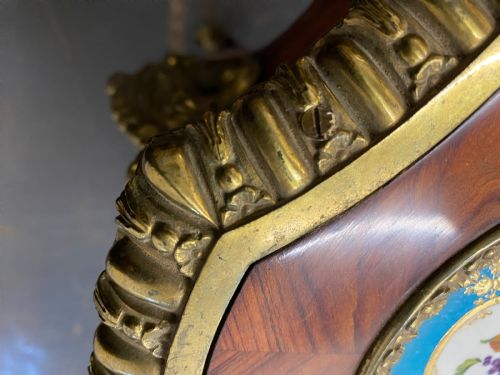 ANTIQUE WALNUT ORMOLU AND SEVRES PORCELAIN CENTRE TABLE FRENCH 1880 - ADDITIONAL PHOTO 17