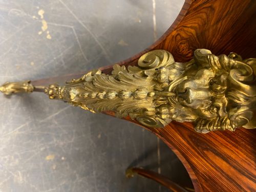 ANTIQUE WALNUT ORMOLU AND SEVRES PORCELAIN CENTRE TABLE FRENCH 1880 - ADDITIONAL PHOTO 21