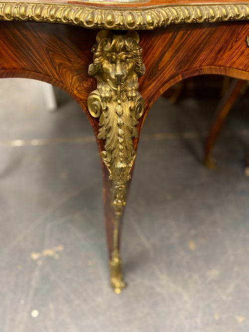 ANTIQUE WALNUT ORMOLU AND SEVRES PORCELAIN CENTRE TABLE FRENCH 1880 - ADDITIONAL PHOTO 22