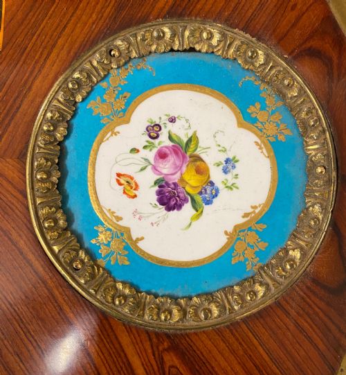 ANTIQUE WALNUT ORMOLU AND SEVRES PORCELAIN CENTRE TABLE FRENCH 1880 - ADDITIONAL PHOTO 27