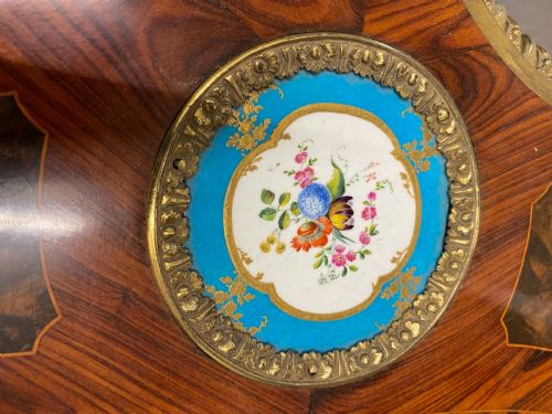 ANTIQUE WALNUT ORMOLU AND SEVRES PORCELAIN CENTRE TABLE FRENCH 1880 - ADDITIONAL PHOTO 29