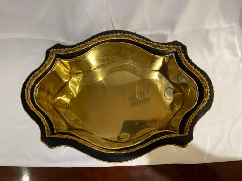 19TH CENTURY FRENCH PARQUETRY TABLE TOP JARDINIERE PLANTER WITH ORMOLU MOUNTS C 1880 - ADDITIONAL PHOTO 9